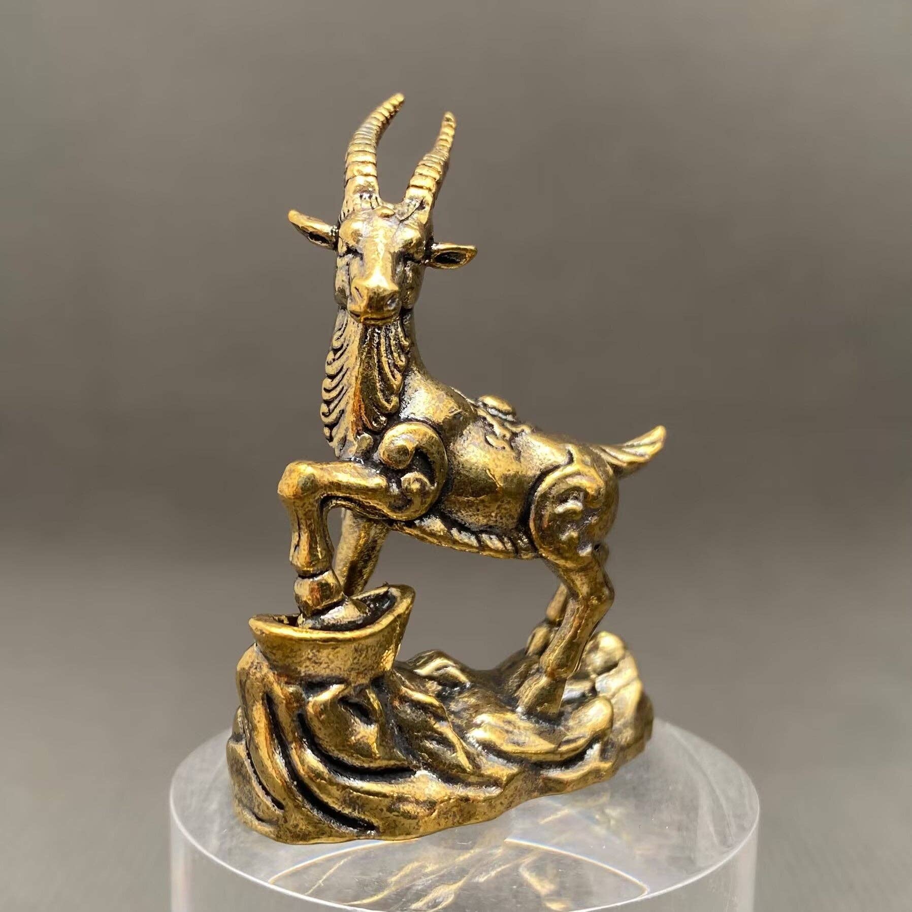 Brass Antelope Crafts Decoration Desktop Ornaments