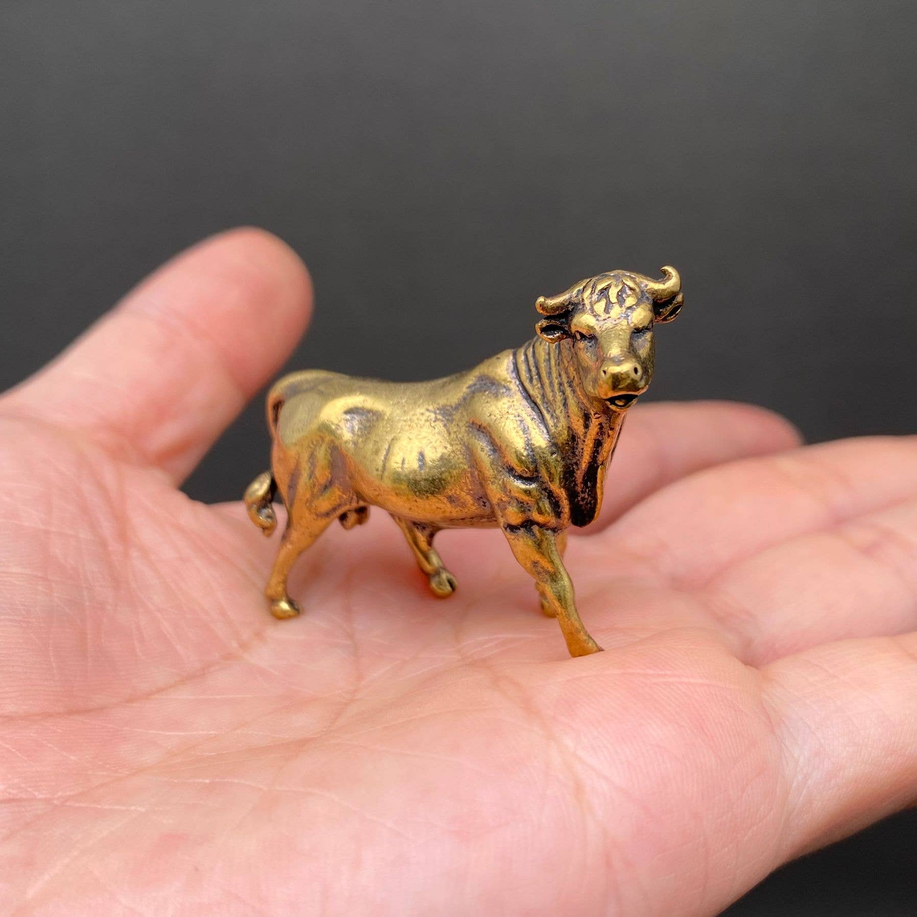 Brass Cow Crafts Decoration Desktop Ornaments