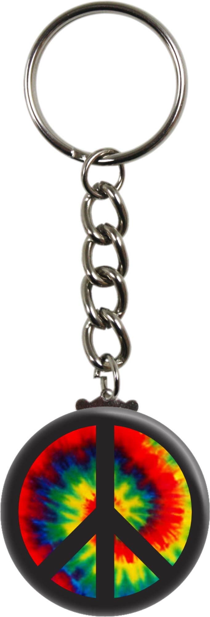 Keychain - Peace Sign - Three Color Options