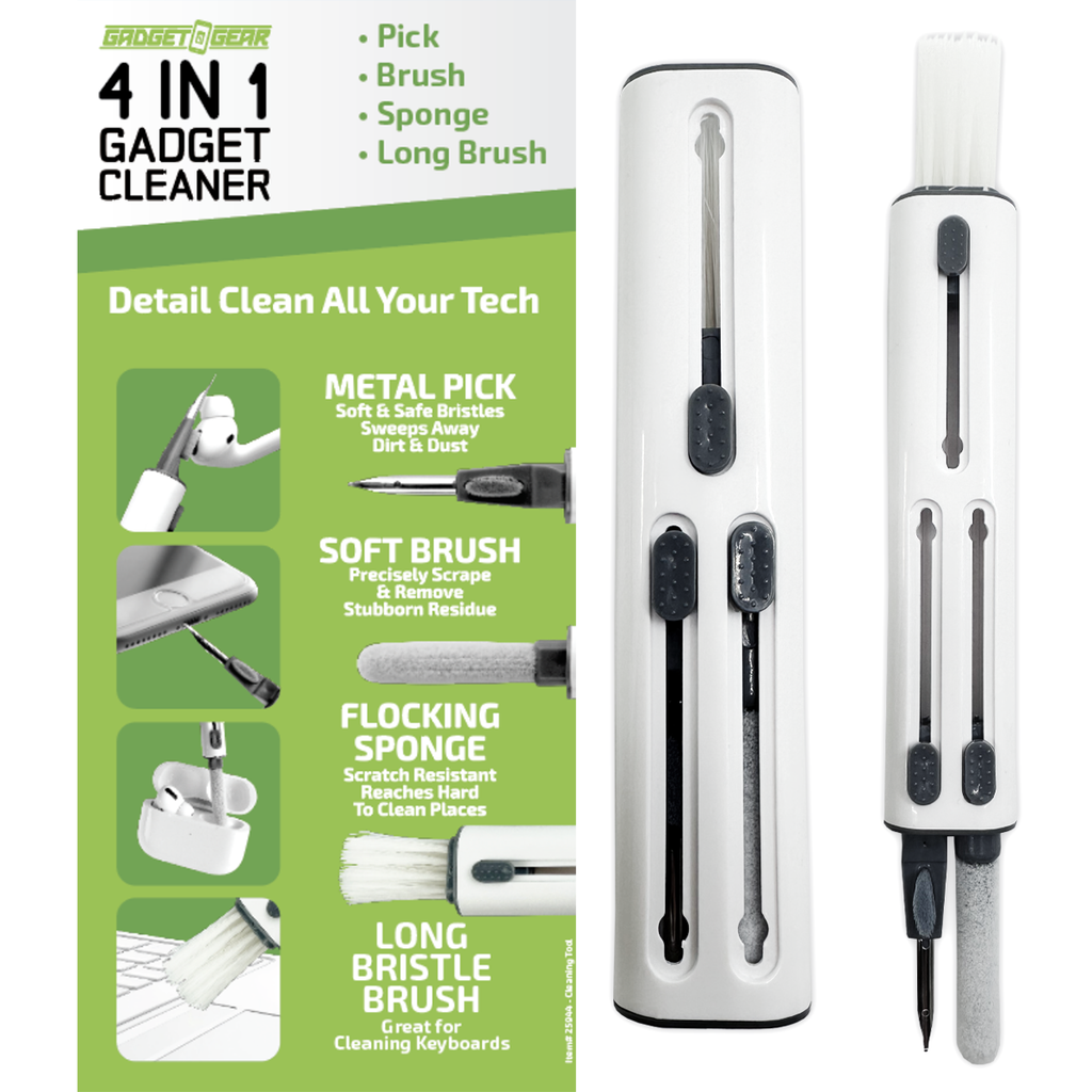 Gadget Gear 4 in 1 Tech Cleaner Tool Set