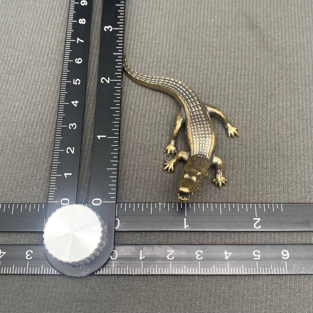 Brass Crocodile Crafts Desktop Ornaments Decoration