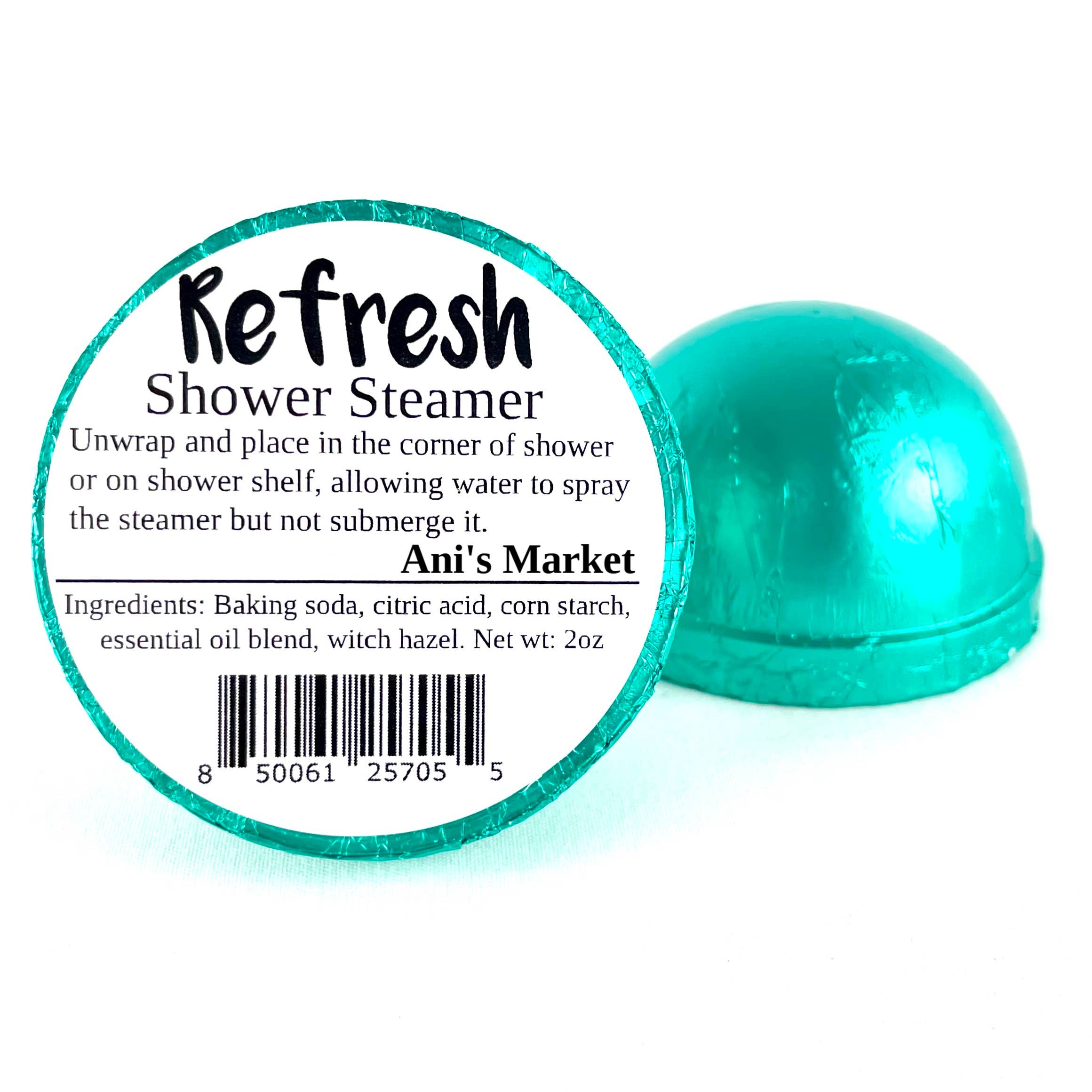 Refreshing Shower Steamer – Lemon Mint Aromatherapy