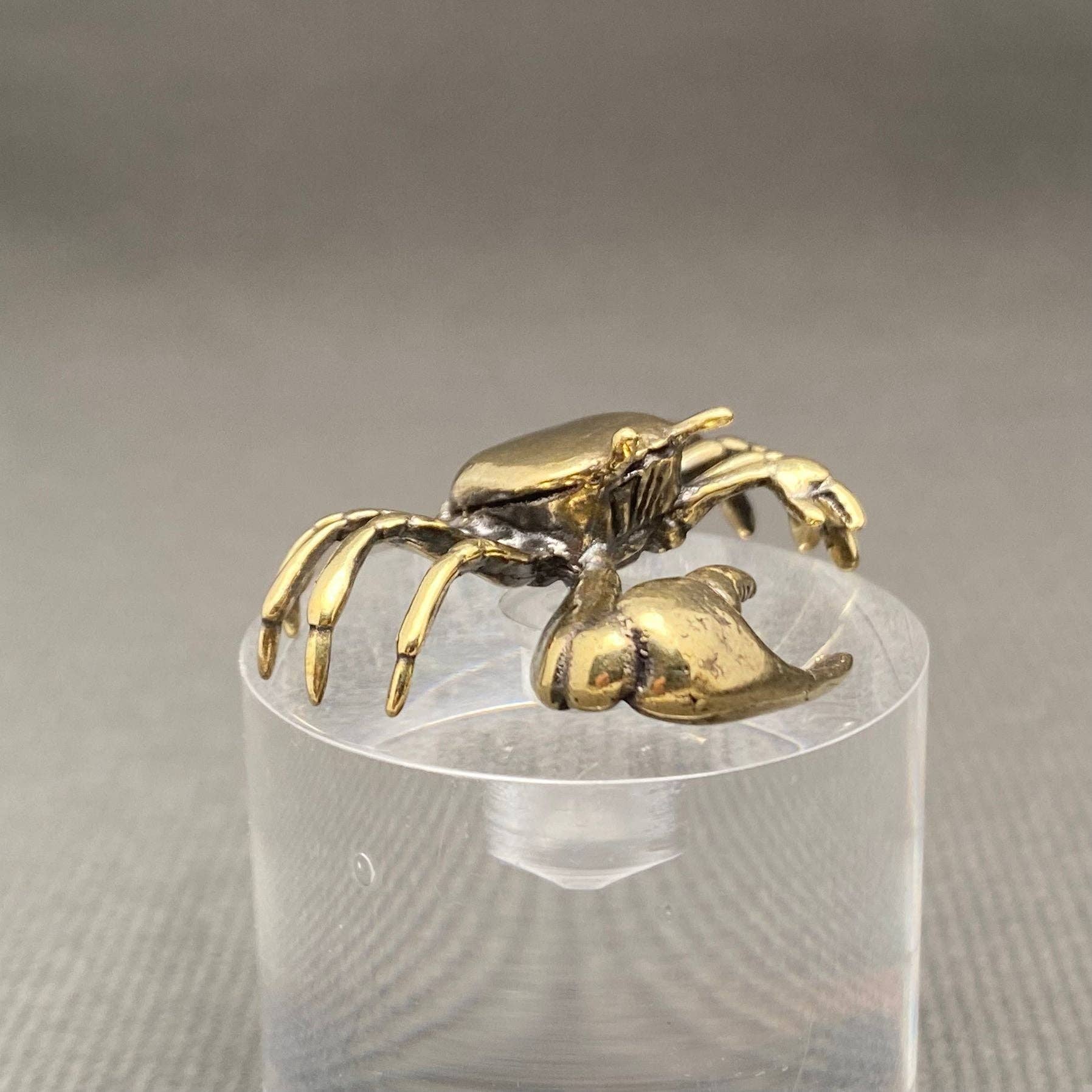 Brass Giant Claw Crab Crafts Decoration Desktop Ornaments