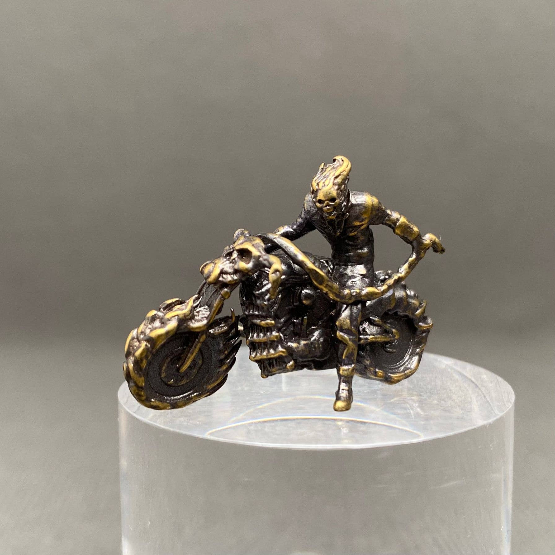 Brass Skeleton Rider Crafts Decoration Desktop Ornaments