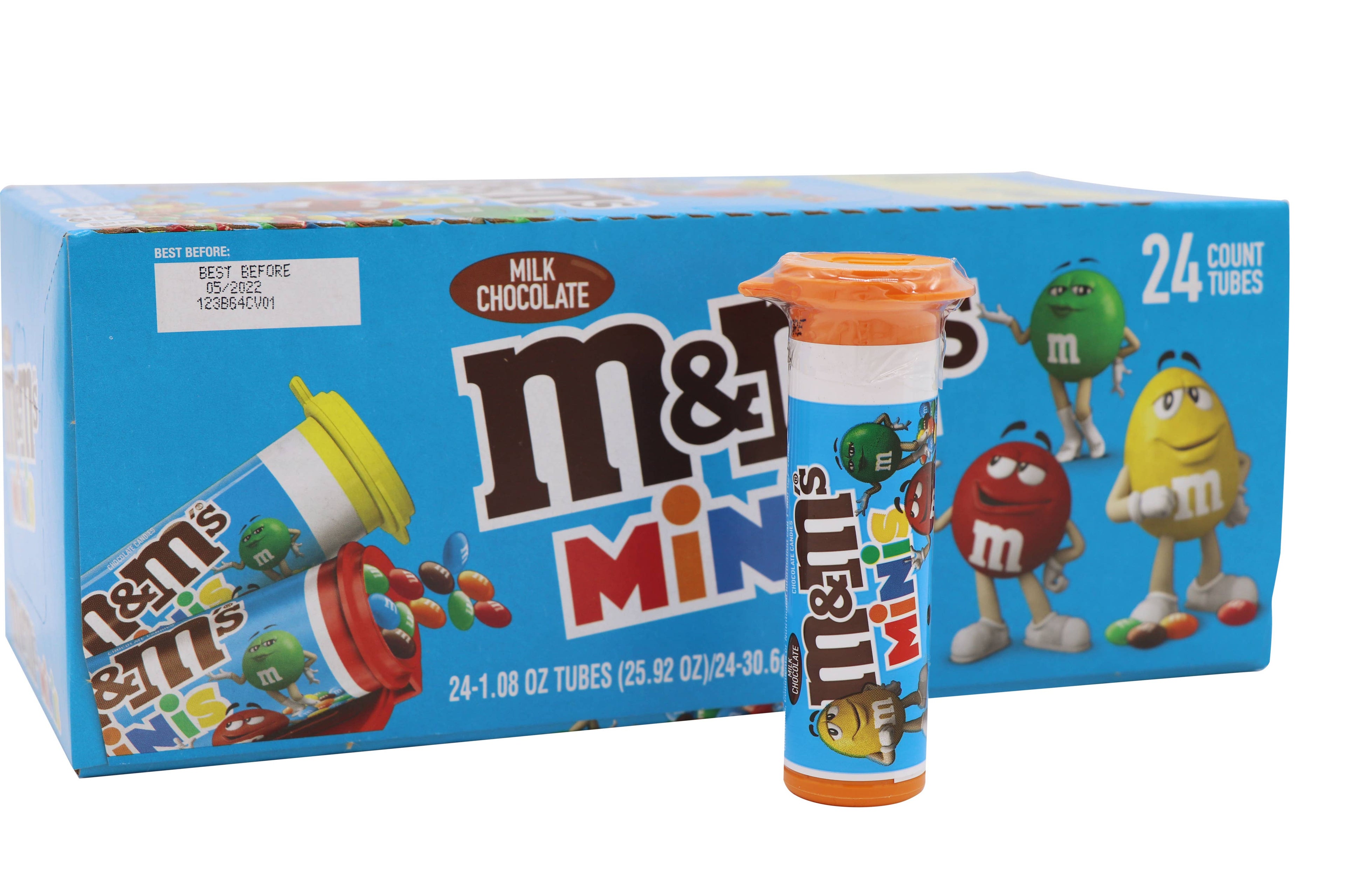 M&M's Mini Tube Candy, 1.08oz