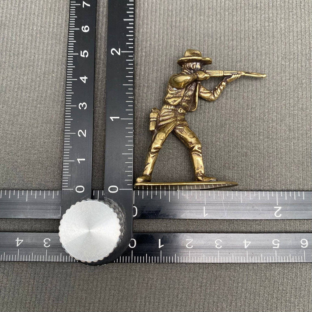 Brass Cowboy Crafts Decoration Desktop Ornaments