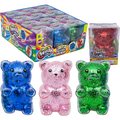 Ja-Ru Irre-Squish-Tible Light Up Glittery Air Bear Fidget Toy