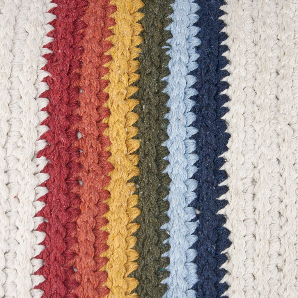 Rainbow Stripe Pillow