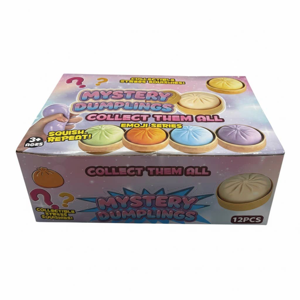 Mystery Squishy Dumplings - Emoji Series 12ct