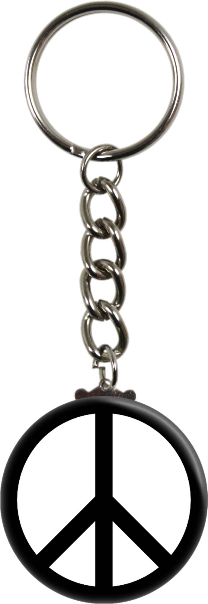 Keychain - Peace Sign - Three Color Options