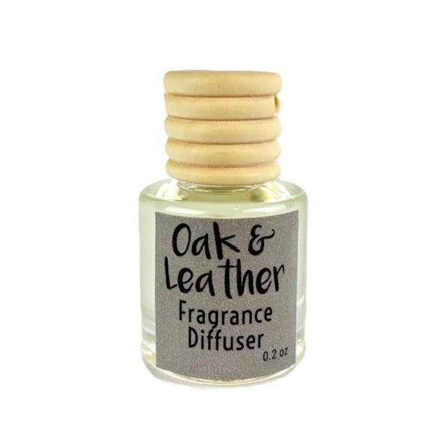 Oak & Leather Car Air Freshener Fragrance Diffuser
