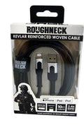 Roughneck 10 ft USB to Lightning Kevlar Woven Cable - 3/Pack