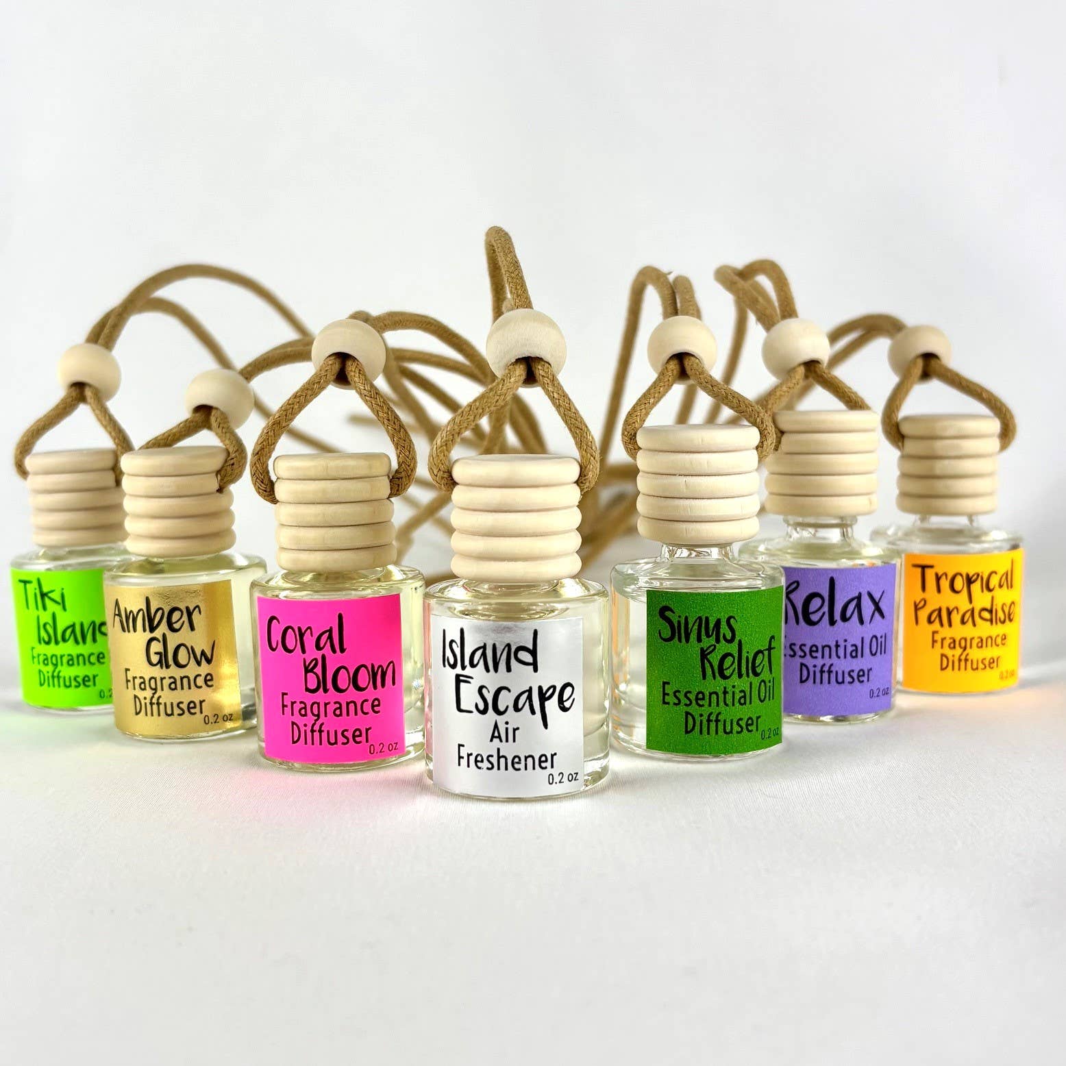 Oak & Leather Car Air Freshener Fragrance Diffuser
