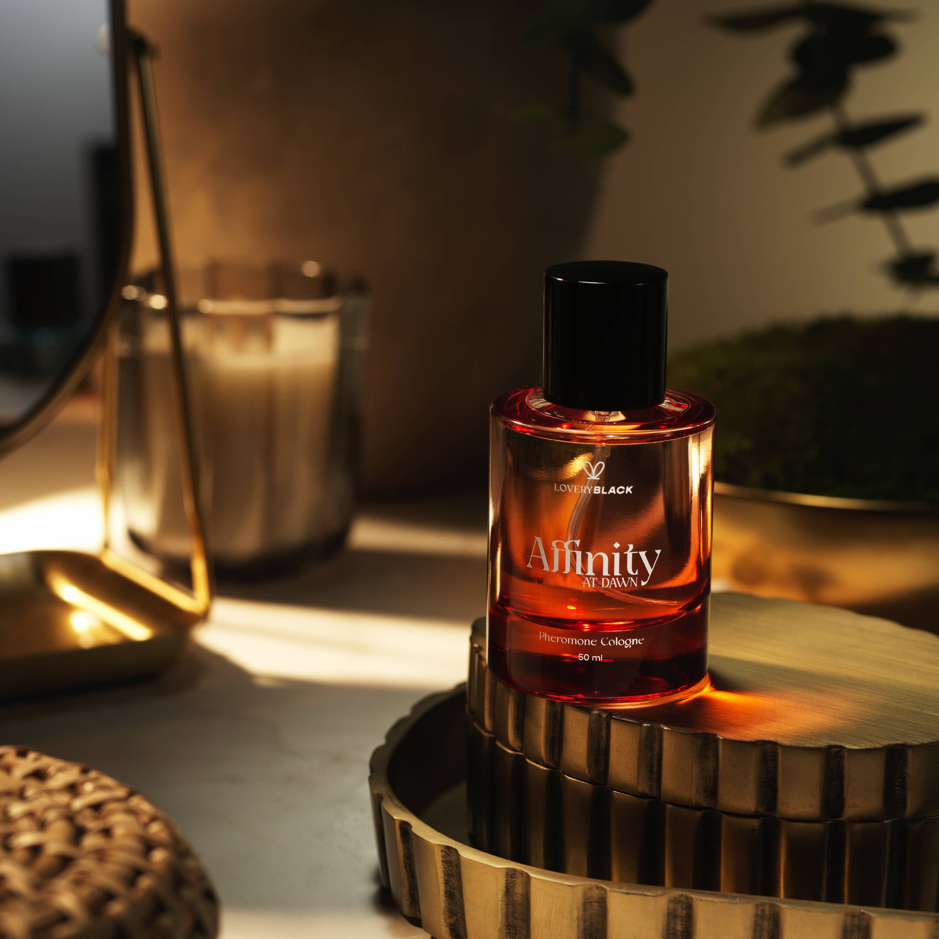 LoveryBlack Affinity At Dawn Pheromone Cologne – 50ml Unisex