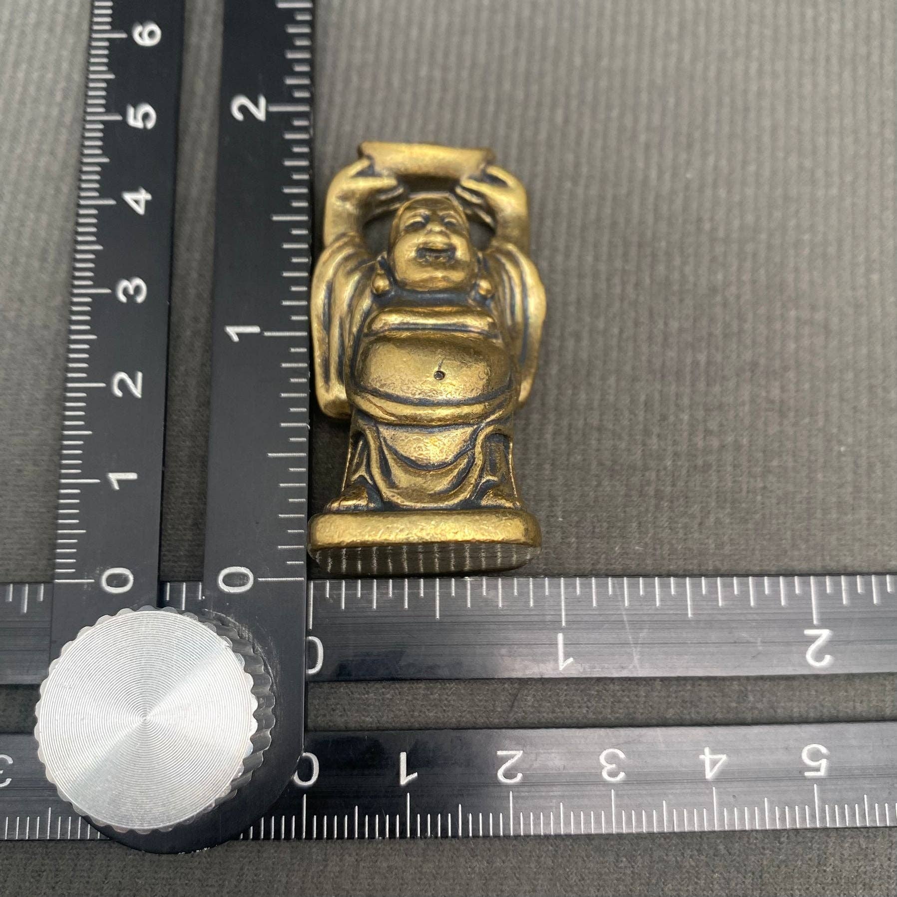 Brass Maitreya Buddha Crafts Desktop Ornaments Decoration
