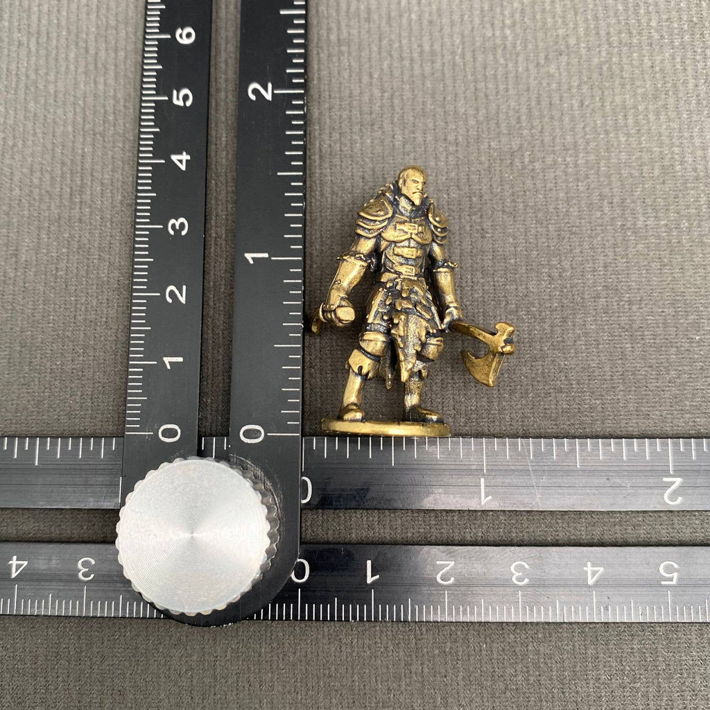Brass Viking Warrior Crafts Decoration Desktop Ornaments