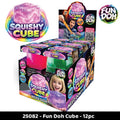 Fun Doh Squish & Squeeze Sparkle Cube Fidget Toy