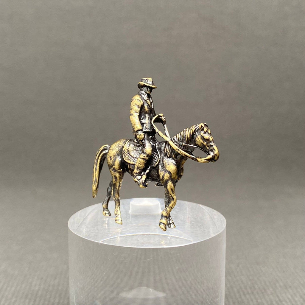 Brass Escort On Horseback Crafts Decoration Desktop Ornaments