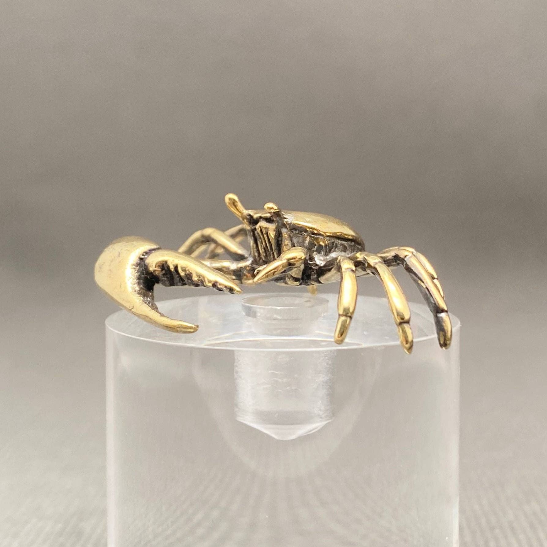 Brass Giant Claw Crab Crafts Decoration Desktop Ornaments