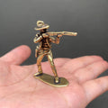 Brass Cowboy Crafts Decoration Desktop Ornaments