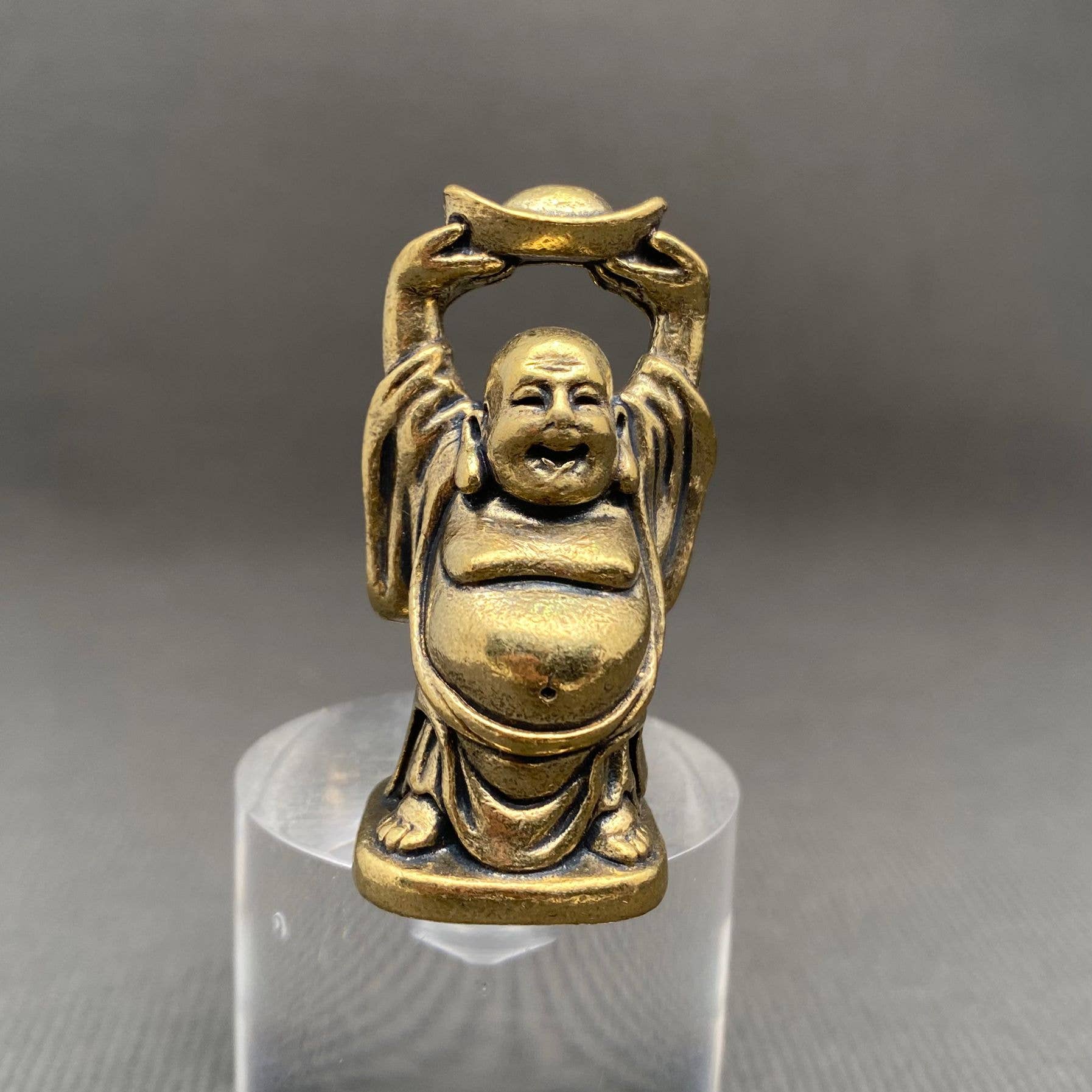 Brass Maitreya Buddha Crafts Desktop Ornaments Decoration
