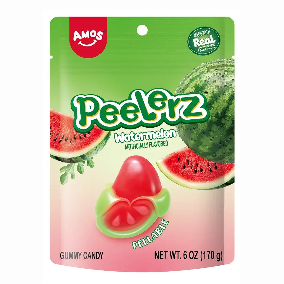 Amos Gummy Peelerz Watermelon 6oz