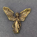Brass Angel Statue Crafts Desktop Ornaments Decoration