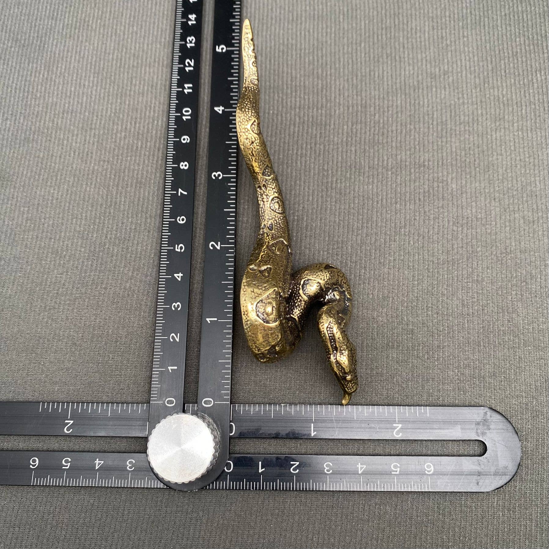 Brass Python Crafts Decoration Desktop Ornaments