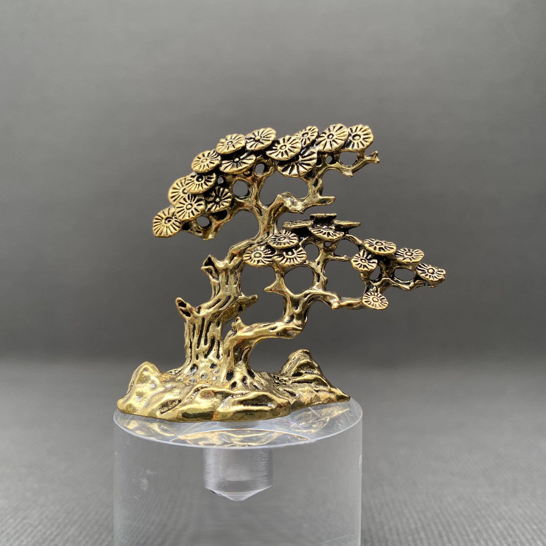 Brass Plum Blossom Tree Crafts Decoration Desktop Ornaments