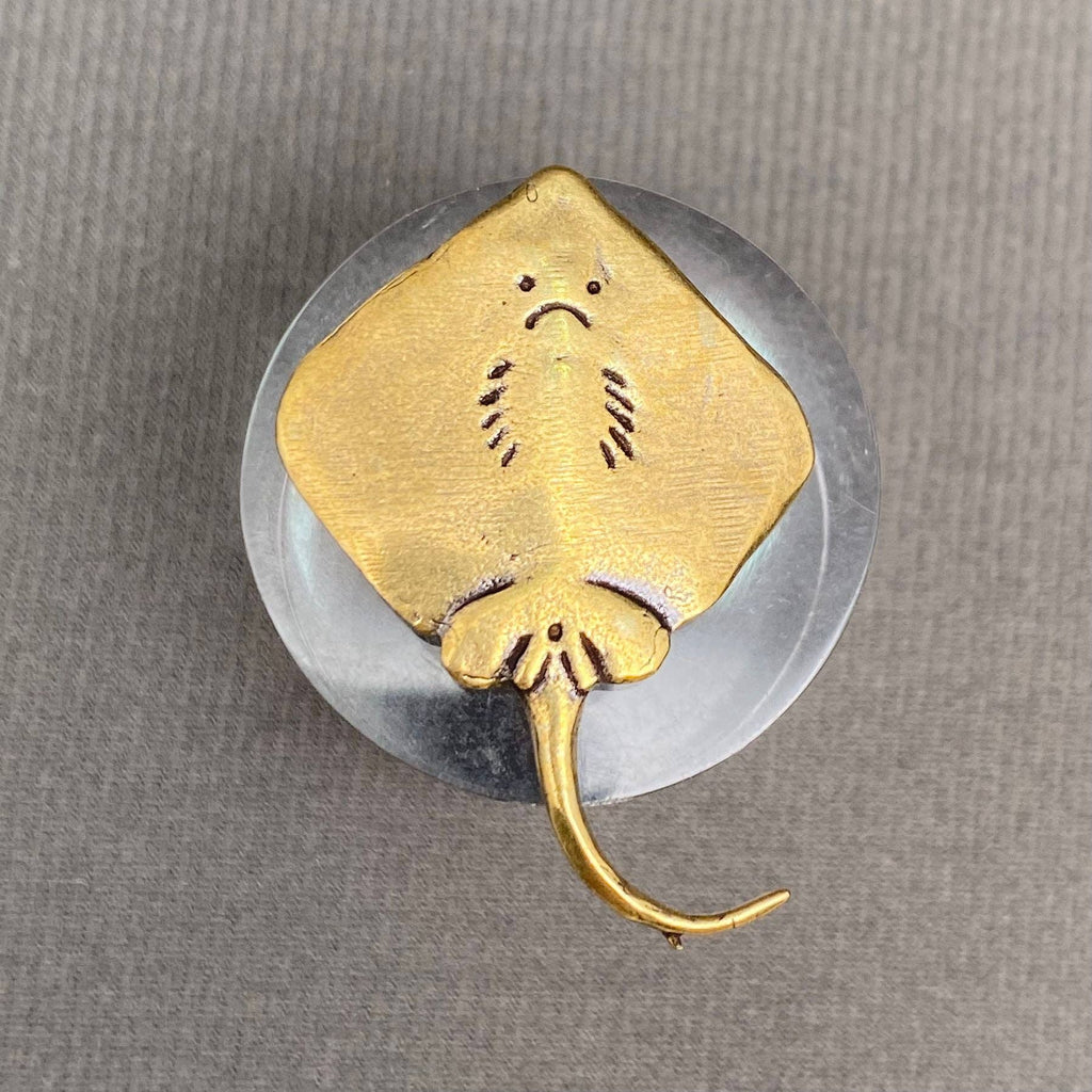 Brass Devil Ray Crafts Desktop Ornaments Decoration