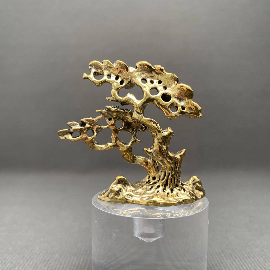 Brass Plum Blossom Tree Crafts Decoration Desktop Ornaments