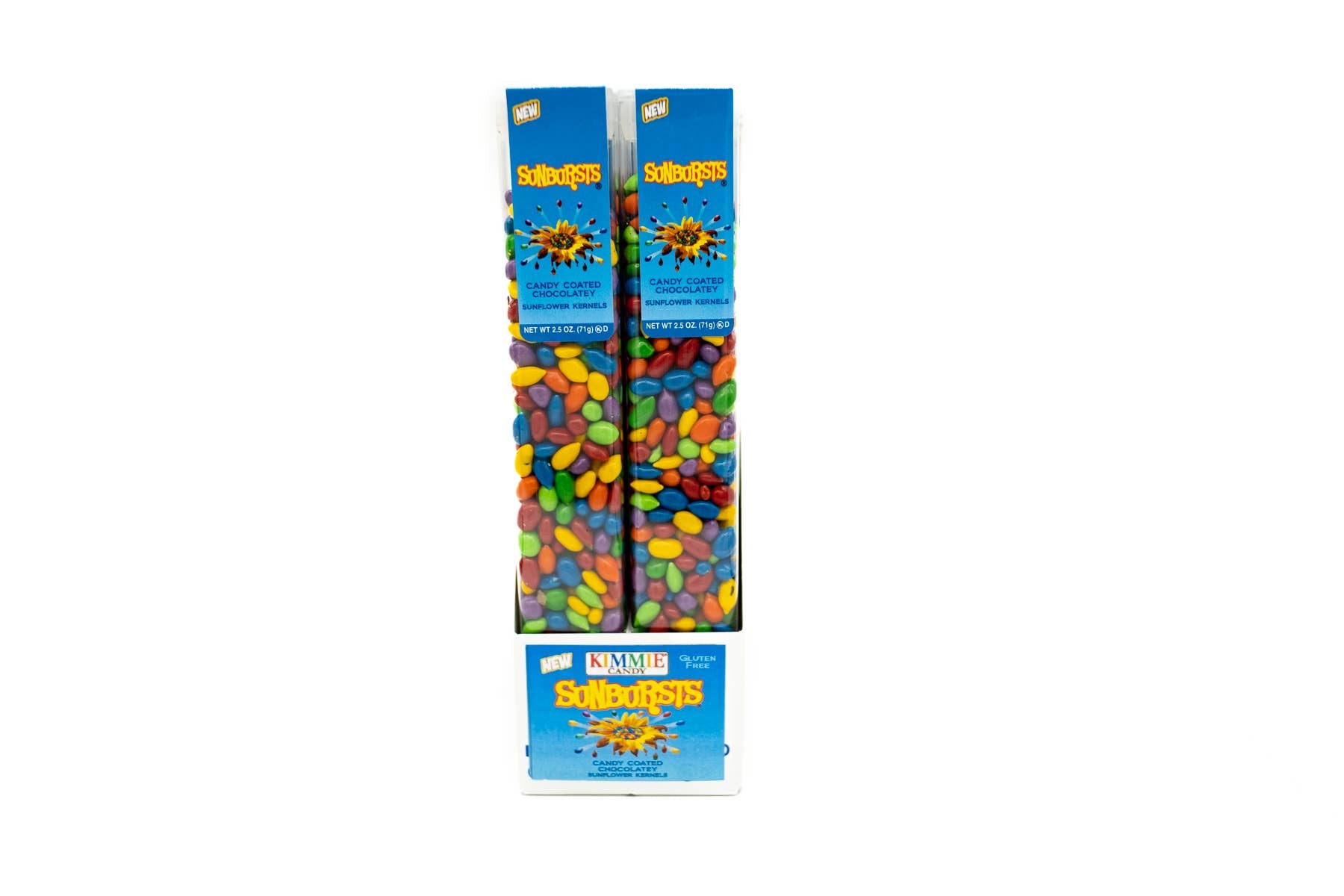 Kimmie Sunbursts, Choc Sunflower Seeds, 2.5oz Tube
