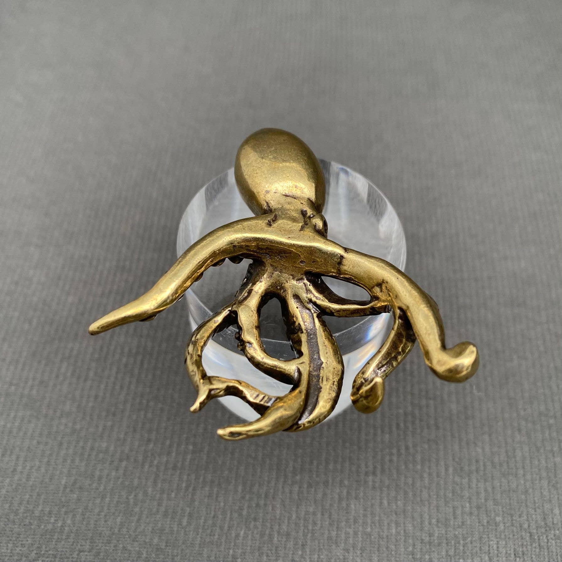 Brass Smart Octopus Crafts Decoration Desktop Ornaments