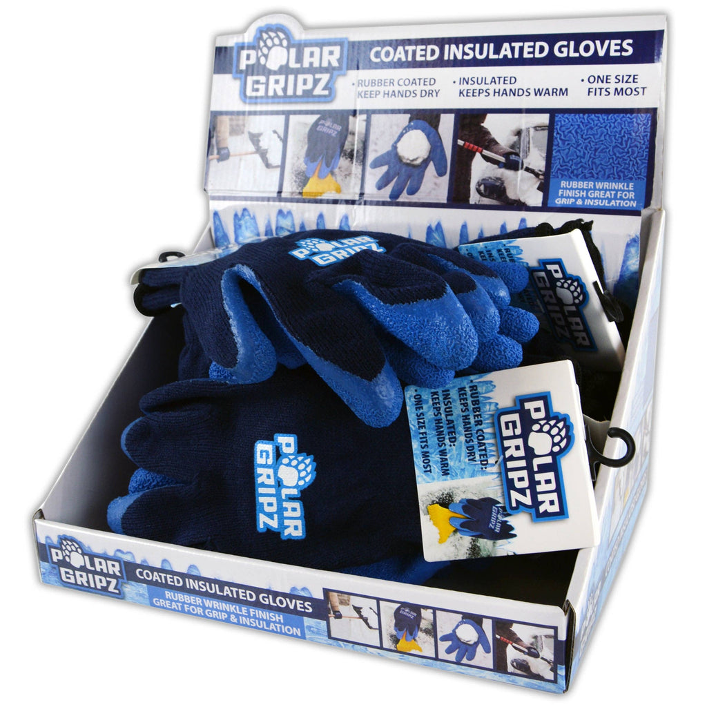 Polar Gripz Winter Coated Insulated Gloves