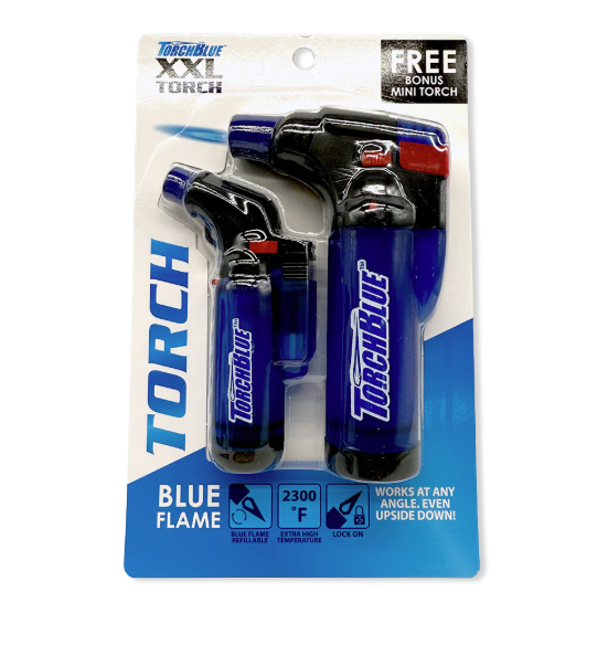 XXL Torch Lighter & Bonus Mini Torch 2-Pack Set