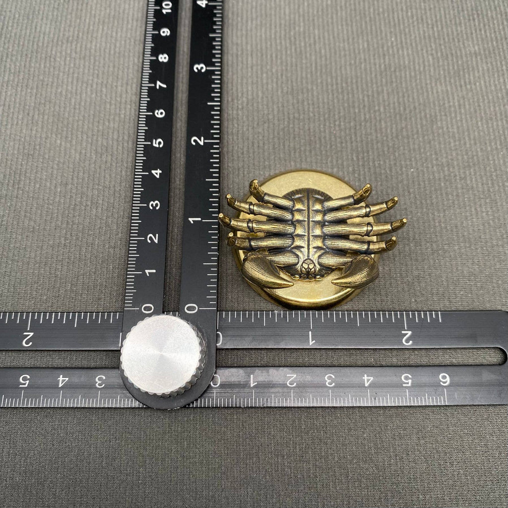 Brass Crab Tray Crafts Decoration Desktop Ornaments