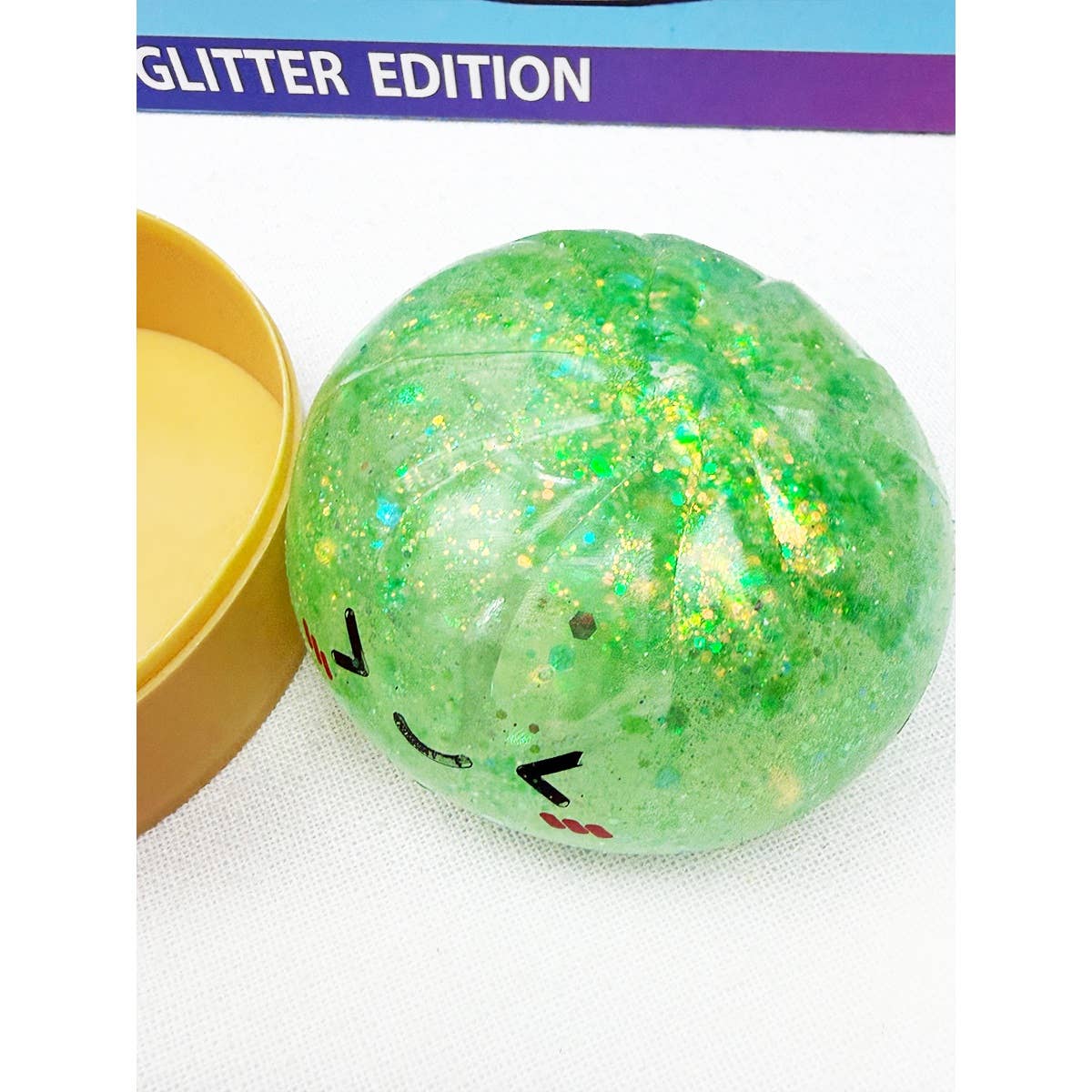 Glitter Light Up Mystery Dumpling Squishy with Steamer