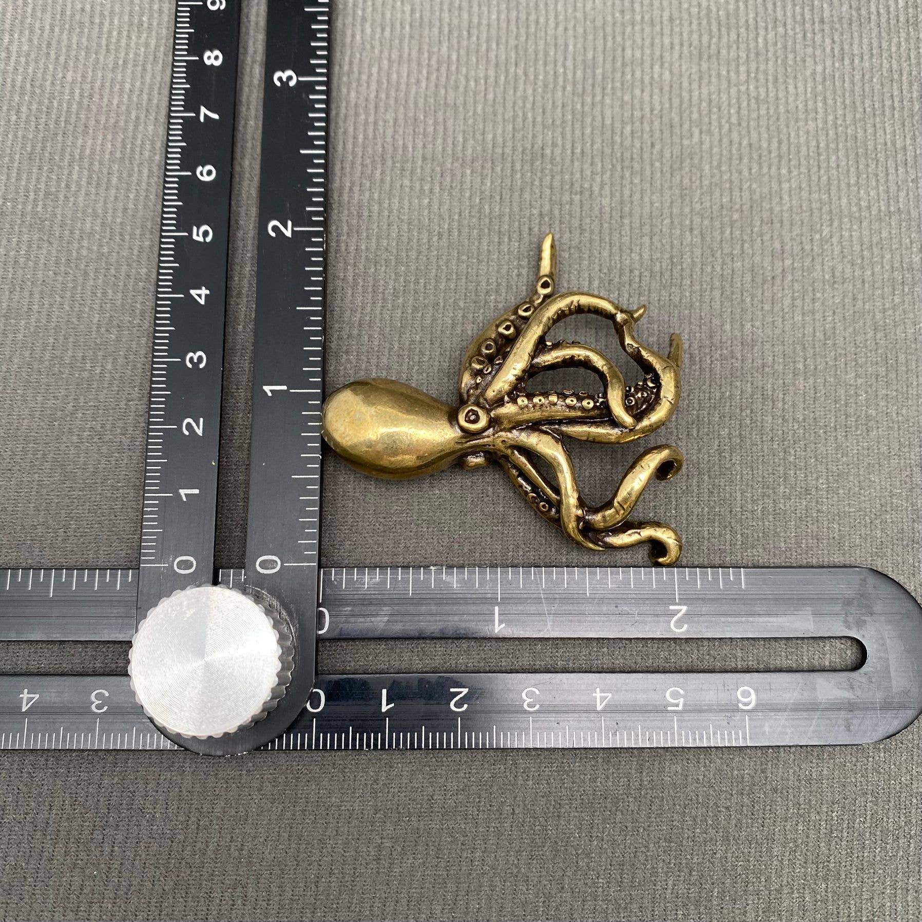 Brass Smart Octopus Crafts Decoration Desktop Ornaments