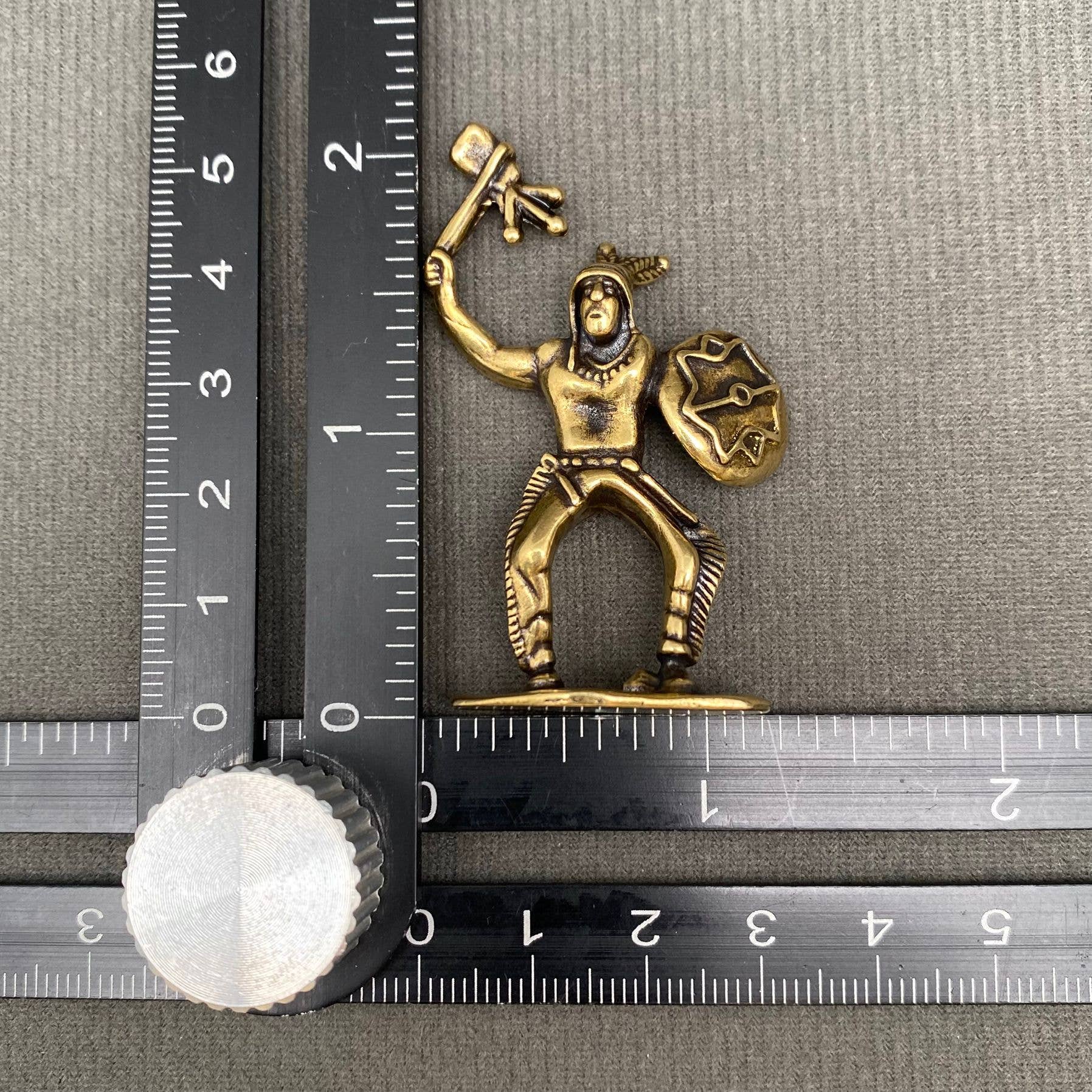 Indian Warriors Brass Crafts Decoration Desktop Ornaments