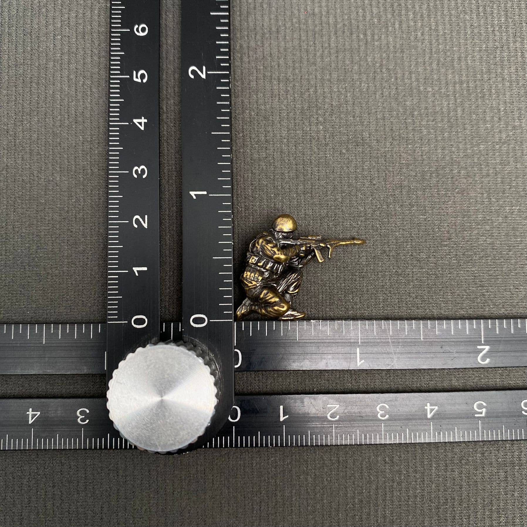 Brass Soldier Crafts Decoration Desktop Ornaments