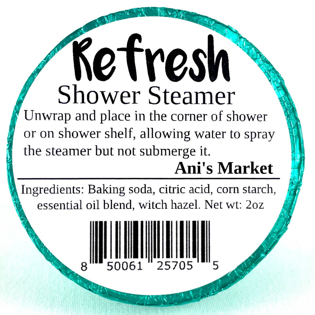 Refreshing Shower Steamer – Lemon Mint Aromatherapy