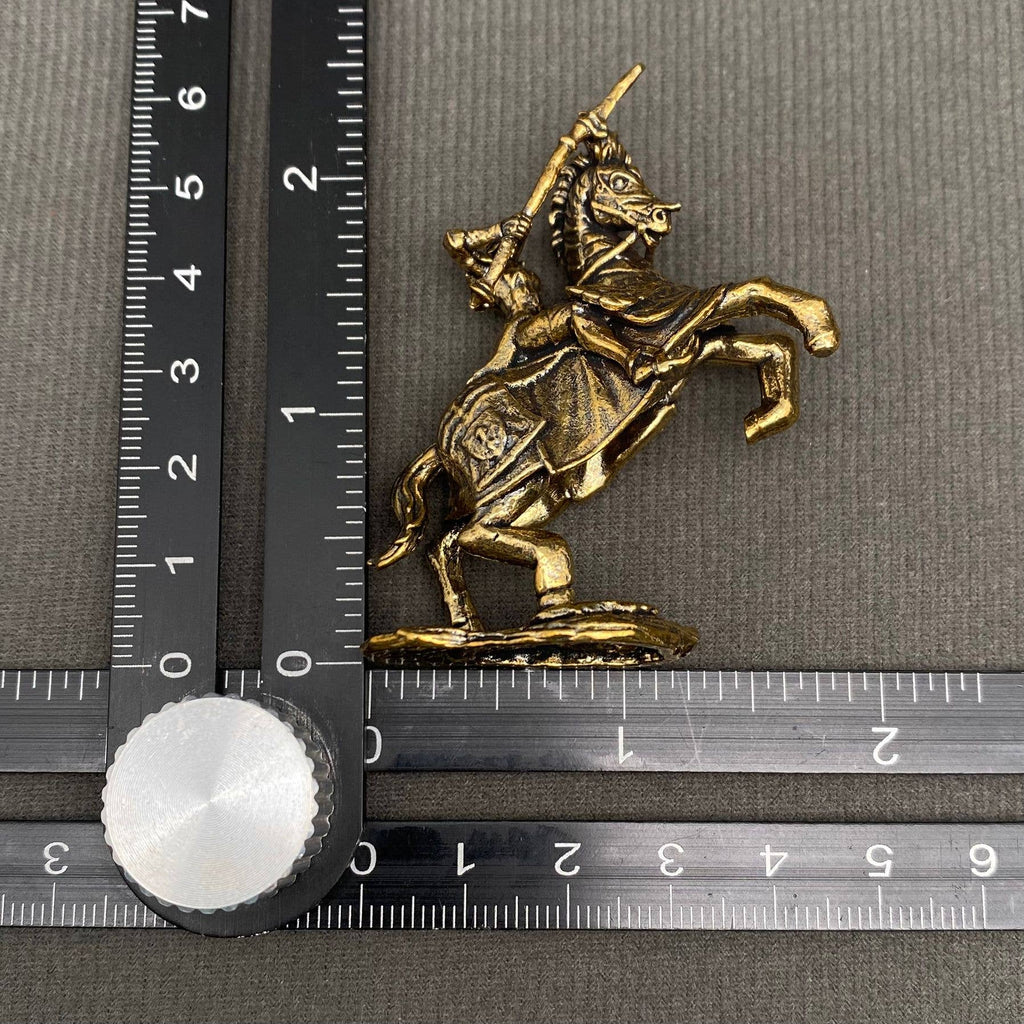 Brass Female Knight Crafts Decoration Desktop Ornaments