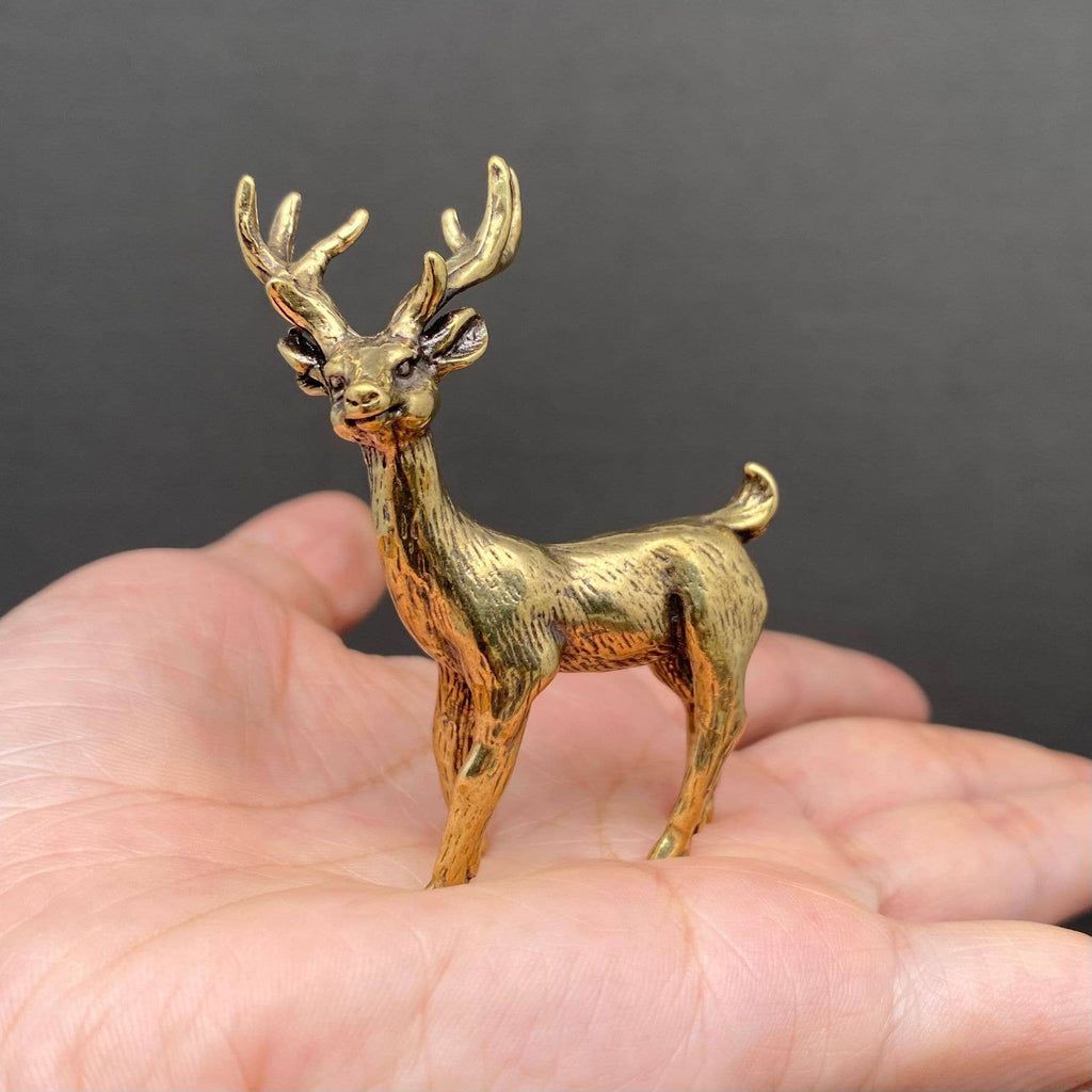 Brass Elk Crafts Decoration Desktop Ornaments