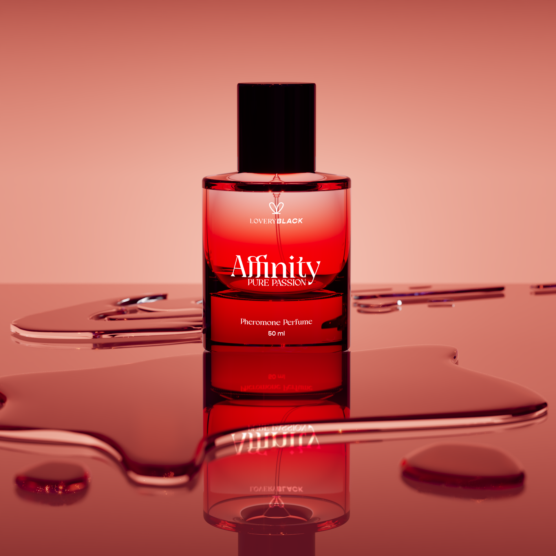 LoveryBlack Affinity Pure Passion Pheromone Perfume – 50ml