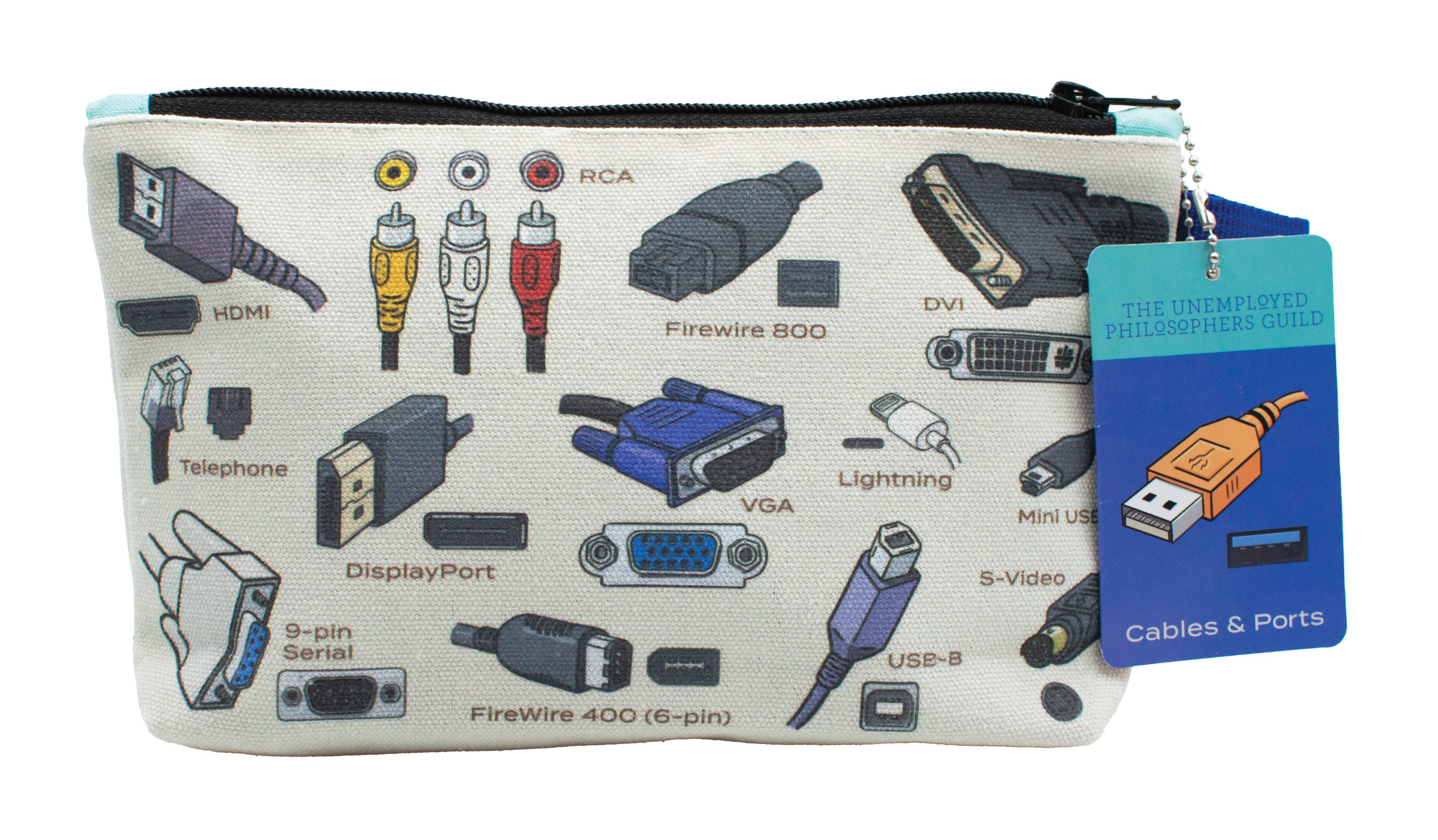 Cables & ports Zipper Bag