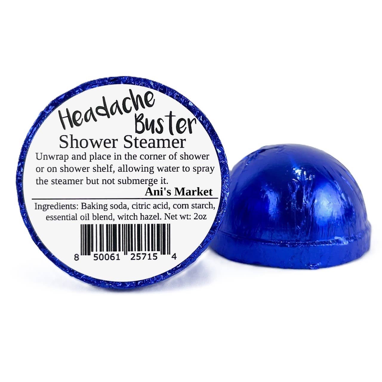 Headache Relief Shower Steamer – Peppermint Eucalyptus Lime