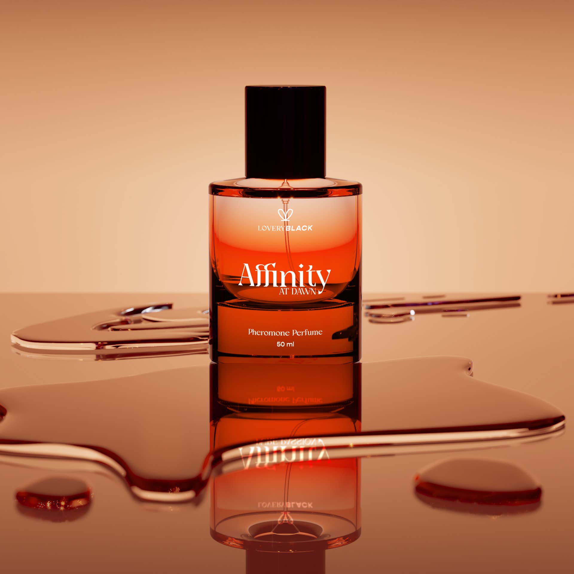 LoveryBlack Affinity At Dawn Pheromone Cologne – 50ml Unisex