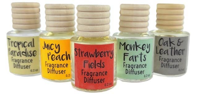 Oak & Leather Car Air Freshener Fragrance Diffuser