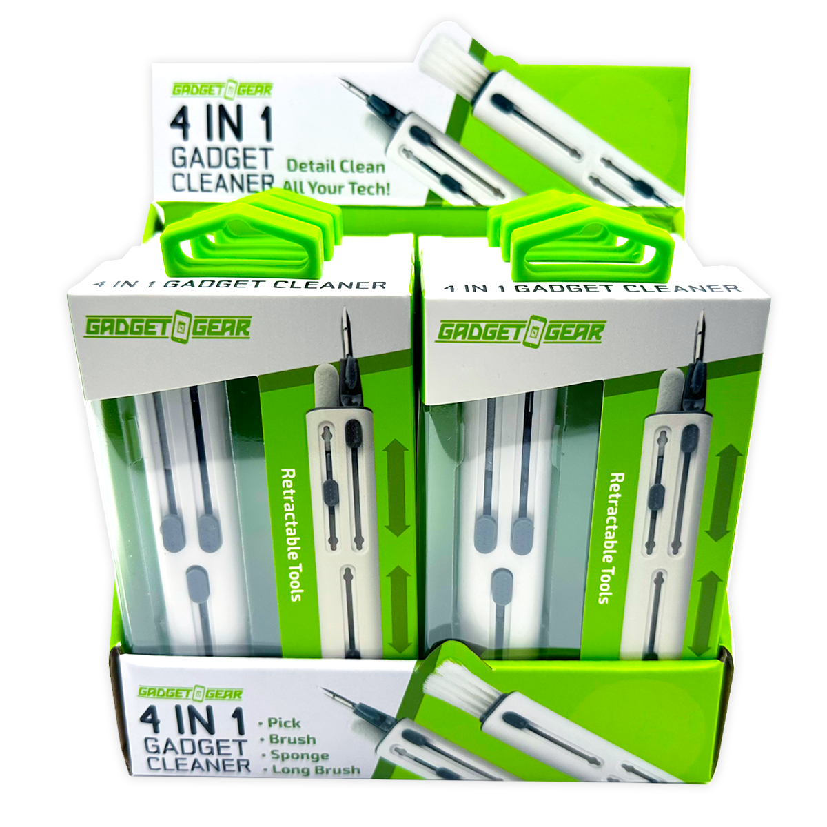Gadget Gear 4 in 1 Tech Cleaner Tool Set