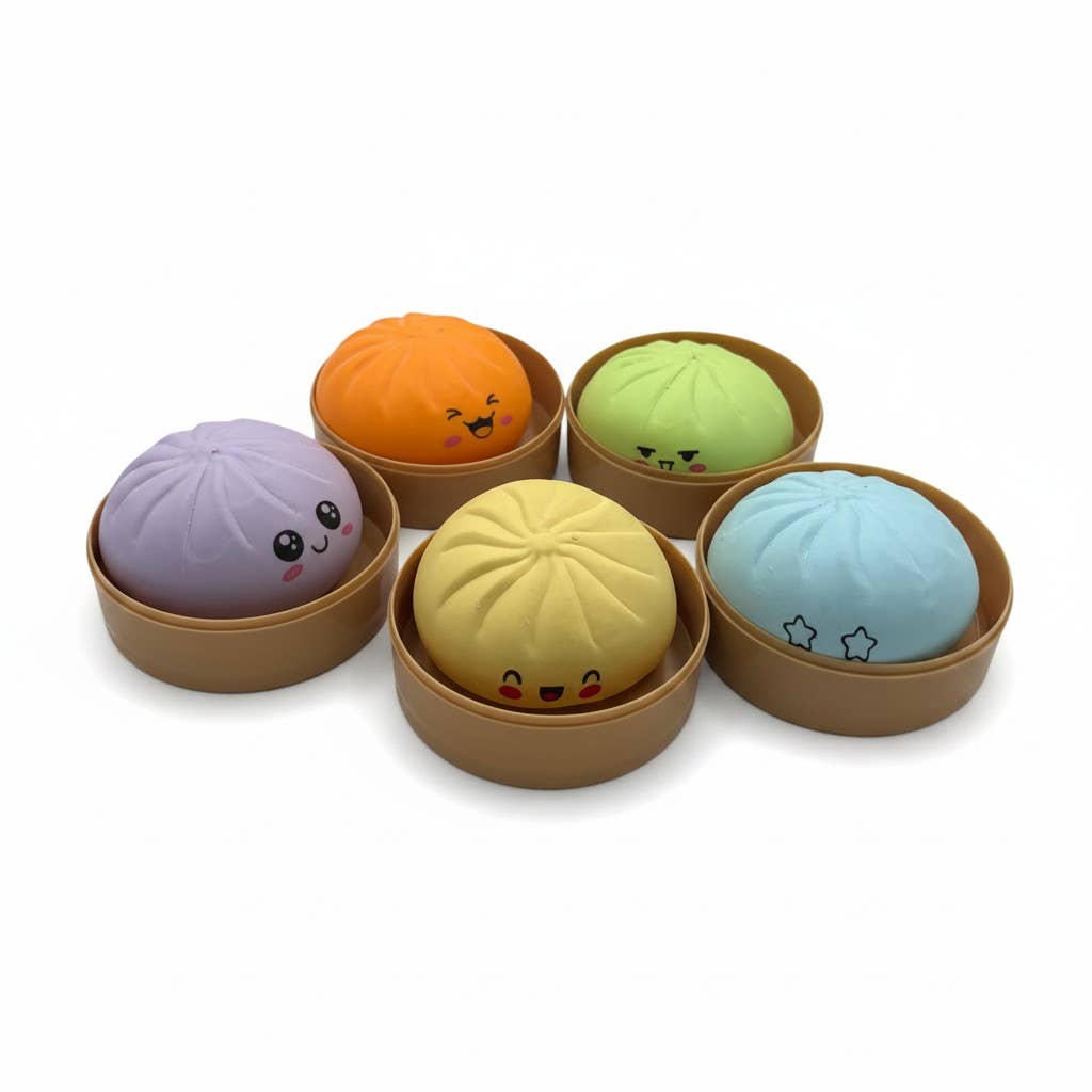 Mystery Squishy Dumplings - Emoji Series 12ct
